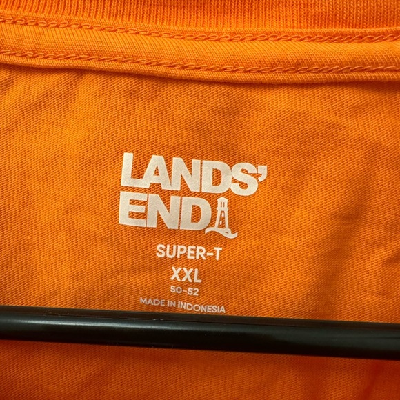 Set of 2 Men's Lands' End Short Sleeve T Shirts Size XXL 100% Cotton - Picture 3 of 14